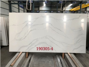 Calacatta Valley White Engineered Quartz Slabs