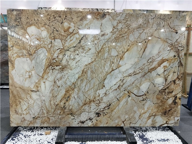 Roman Impression Luxury Marble Slab for Decoration