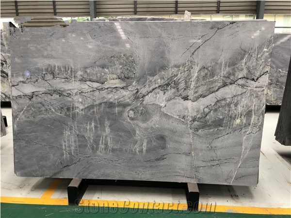 The Custom Amazon Blue Marble Slab for Countertop