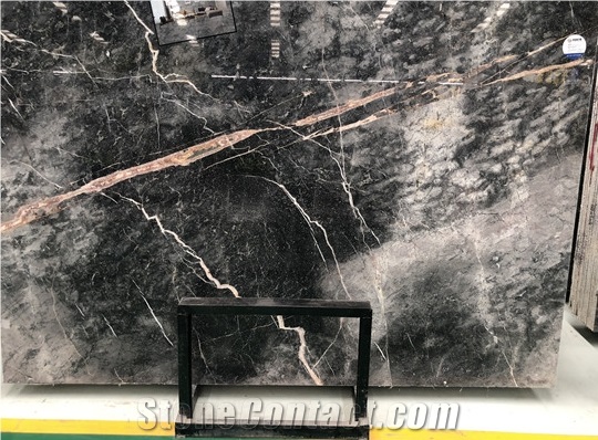 The Custom Louis Gold Marble Slab for Home Decor