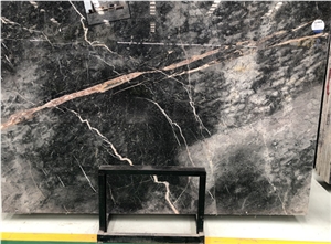 The Custom Louis Gold Marble Slab for Home Decor