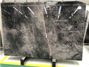 The Custom Louis Gold Marble Slab for Home Decor