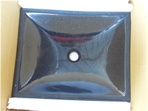 Black Galaxy Granite Sink, Black Granite Washbasin