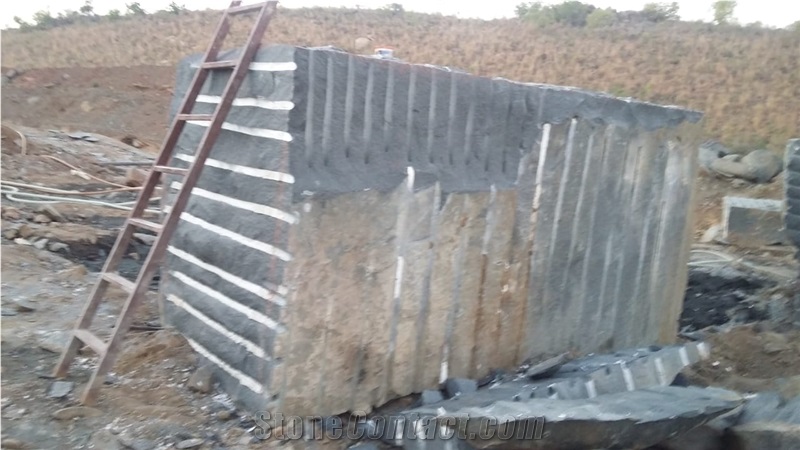 Bengal Black Granite Block, India Black Granite