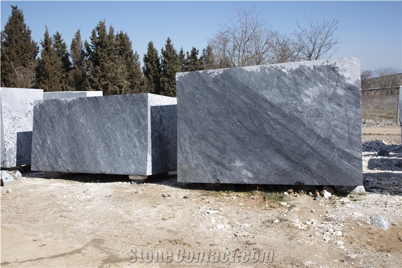 Karaoz Black Big Marble Blocks (Grigio Carnico)