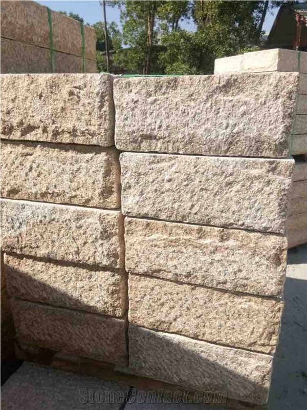 Wall Stones- Natural Split Granite by Hand