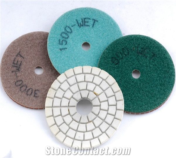Resin Bond Wet Diamond Polishing Pads for Stone