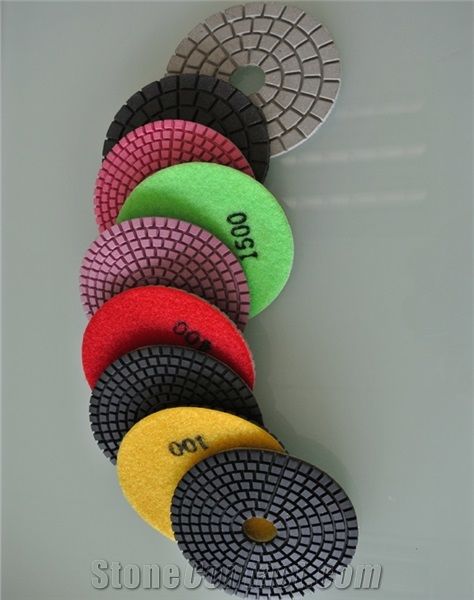 Resin Bond Wet Diamond Polishing Pads for Stone