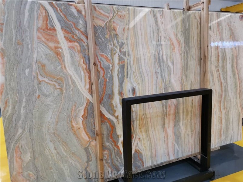 Arcobaleno Onyx Slabs Rainbow Onice Picasso Jade