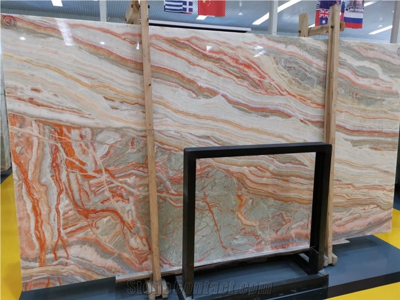 Arcobaleno Onyx Slabs Rainbow Onice Picasso Jade