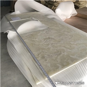 Artificial Marble Alabaster Stone Tiles Slabs