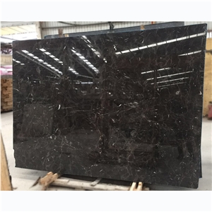 Black Brown Gold Emperador Dark Marble Slabs