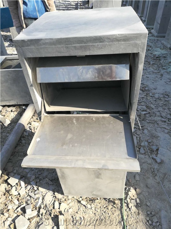 Blue Limestone Parcel Mailbox for Sales