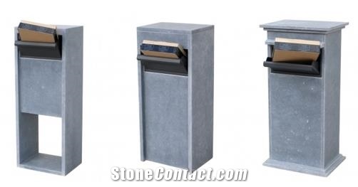 Blue Limestone Parcel Mailbox for Sales