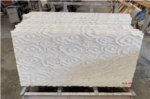 Carved Marble Cnc 3d Wall Building Tiles