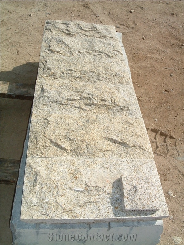 Cheap G350 Mushroom Stone Yellow Granite Mushroom