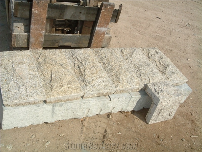 Cheap G350 Mushroom Stone Yellow Granite Mushroom