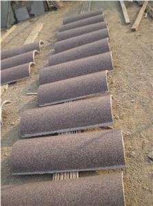 Cheap G352 Polished Pillar Red Granite Polished