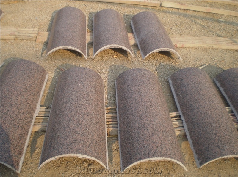 Cheap G352 Polished Pillar Red Granite Polished