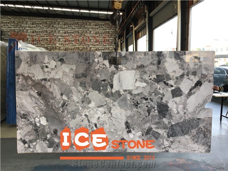 Chinese Vuca Grey Marble Slabs Tiles Veins Marble