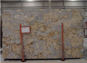 Competitive Golden Cremar Granite Polished Slabs
