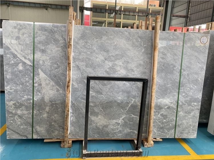 Dark Grey Color Marble Slab Azul Grey Marble