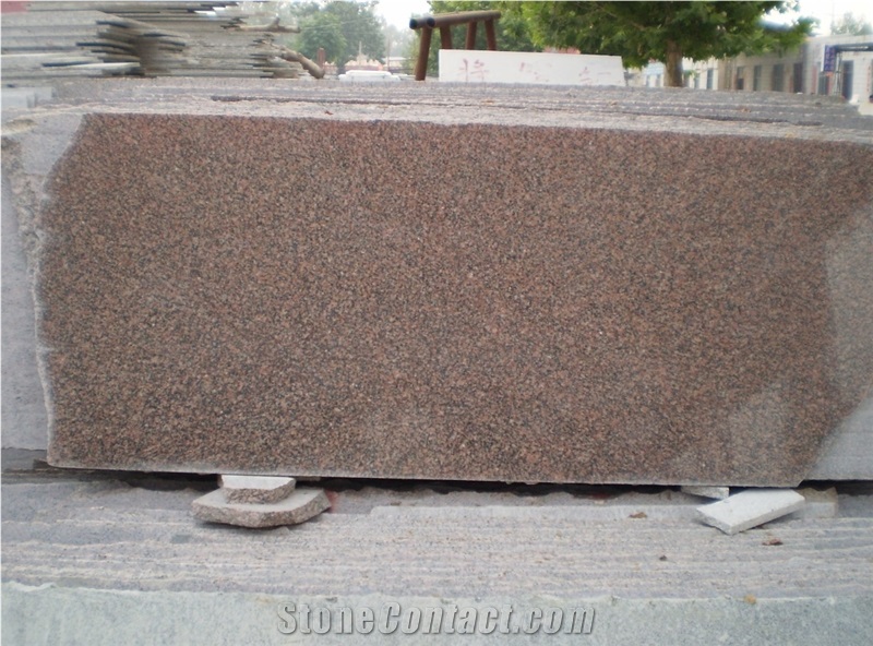 G352 Polished Parking Ball Red Granite Polished Ball