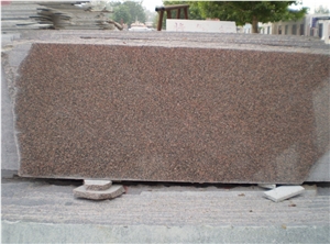 G352 Polished Parking Ball Red Granite Polished Ball