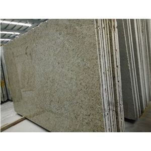Golden Giallo Ornamental Granite Slabs for Kitchen