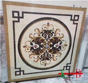 Grape Fruits Square Waterjet Medallions