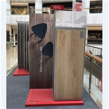 Hardwood Flooring and Lvt Flooring Sliding Display