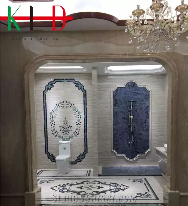 Honeycomb Panel Water Jet Medallions,Wall Tiles