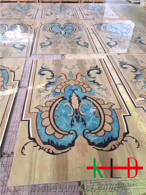 Honeycomb Panel Water Jet Medallions,Wall Tiles