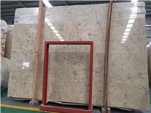Italy Crema Perlato Limestone Slab