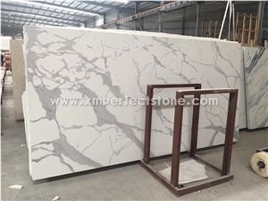 Man Made Artificial Marble Calacatta Slab