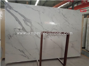 Man Made Artificial Marble Calacatta Slab