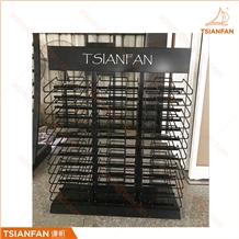 Metal Waterfall Table Stone Display Stand