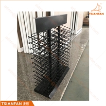 Metal Waterfall Table Stone Display Stand