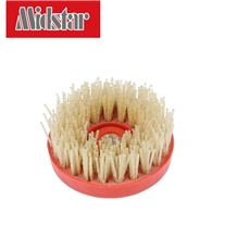 Midstar Round Diamond Brush for Leather Finishing
