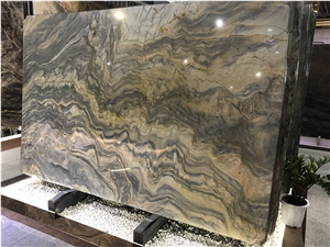 Mixture Colors Fusion Quartzite Slabs for Walling