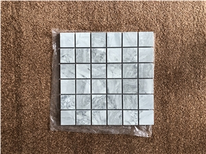 Mosaic,Super White Quartzite,Fantasy White