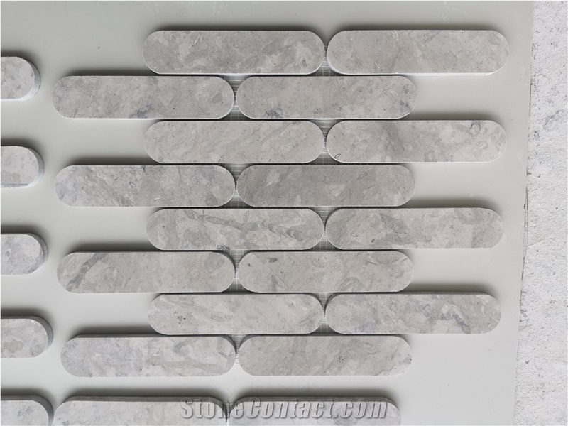 Mosaic,Super White Quartzite,Fantasy White