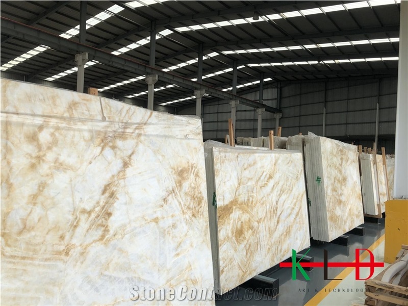 New Amber Onyx Slabs & Walling Tiles