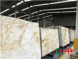 New Amber Onyx Slabs & Walling Tiles