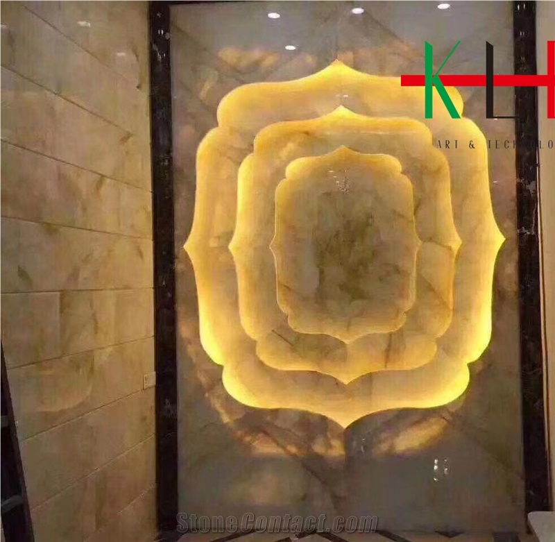 New Amber Onyx Slabs & Walling Tiles
