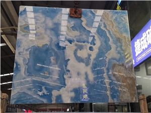 Onice Glaciale Cielo Del Sahara Blue Onyx Slabs Onice Glaciale Cielo Del Sahara Blue Onyx Slabs