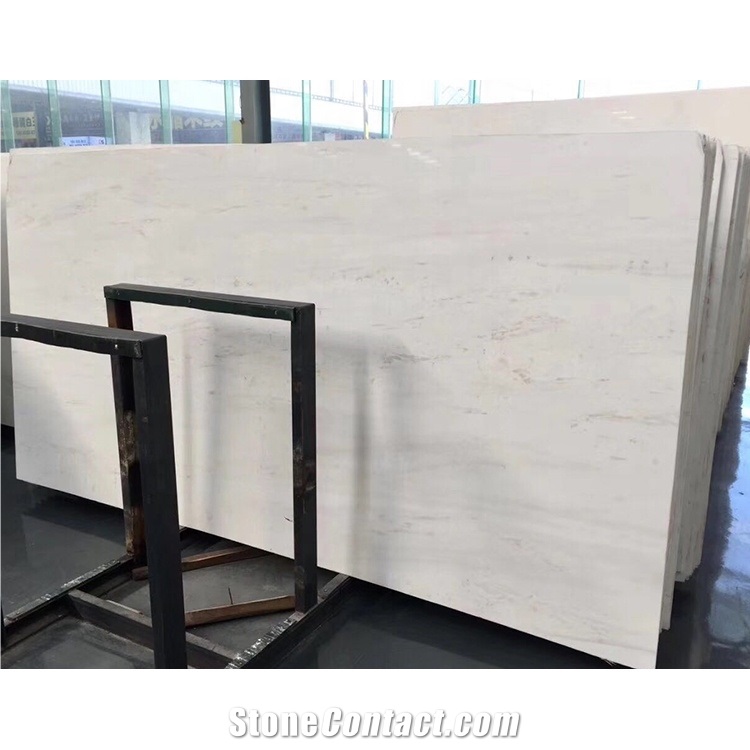 Polished Afyon White Arcoboleno Slabs
