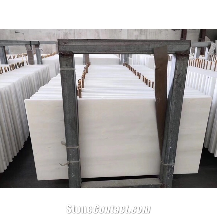 Polished Afyon White Arcoboleno Slabs