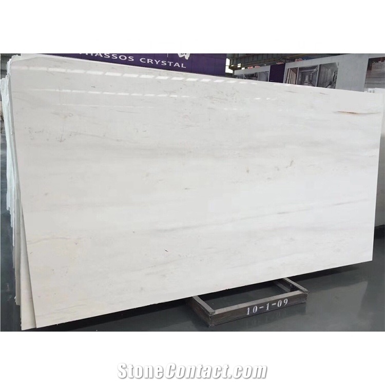 Polished Afyon White Arcoboleno Slabs