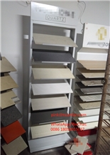 Quartz Marble Granite Stone Display Rack Tower